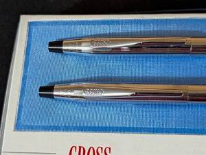 Cross Chrome PenPencil Set