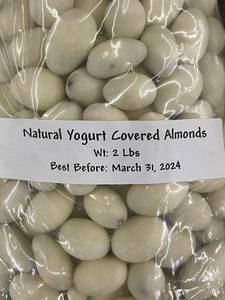lot 27 image: Natural Yogurt Covered Almonds - 2 Bags, 2 Lbs Each