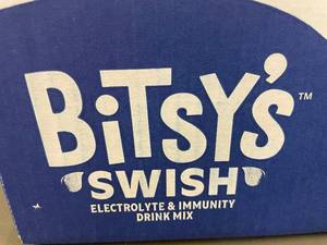 lot 47 image: Bitsys Swish Pink Lemonade Electrolyte & Immunity Drink Mix - 100 Count Bulk