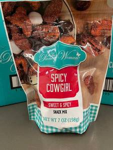 lot 48 image: Spicy Cowgirl Sweet & Spicy Snack Mix - 2 X 7 oz Case