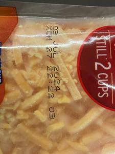 lot 90 image: Lot of 3 Velveeta Shreds Cheddar Cheese