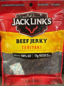 lot 94 image: KS 3 - Lot of 6 Jack Links Teriyaki Beef Jerky 3.25oz Packs