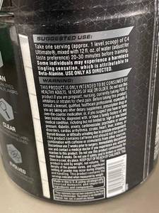 lot 202 image: C4 Ultimate Pre-Workout Powder - Sour Batch Bros, 20 Servings