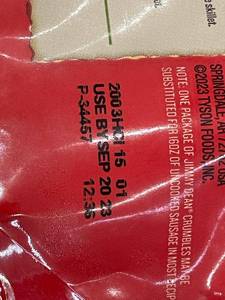 lot 408 image: Jimmy Dean Fully Cooked Turkey Sausage Crumbles - 6 Packs