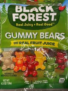 lot 418 image: 2 Back 1.0 - Black Forest Gummy Bears Lot of 12 Bags 4.5 oz Each