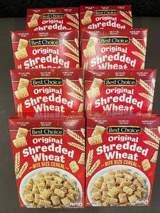 lot 483 image: Lot of 10 Boxes Best Choice Original Shredded Wheat Cereal