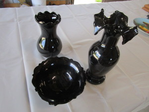 Black Amethyst Glass