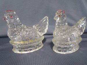 Vintage Candy Containers - Chickens