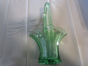 Vintage Green Basket