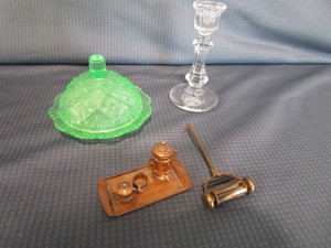 Miniatures, Brass & Glass