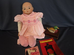 Playing Cards, Books, Doll