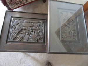 Asian Inspired Carved Tables