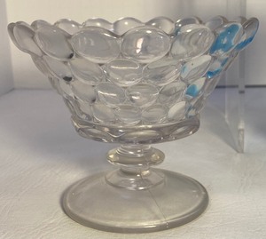 lot 82 image: Vintage Glassware Including Blue HOBNAIL, Clear Etched & More