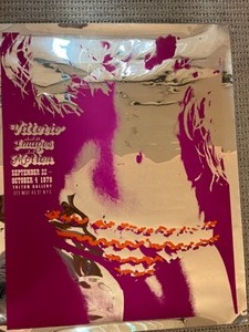 lot 127 image: Rare VITTORIO FIORUCCI Triton Gallery IMAGES in MOTION Poster Advertisement for Artists Show