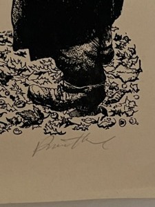 lot 146 image: Vintage SEYMOUR ROSENTHAL Thermography Lithograph Signed by Artist, Jewish Art #1