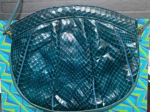 lot 263 image: Designer Bag  PALIZZIO Snake skin Purse with Shoulder Strap