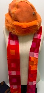 lot 206 image: Womens Shearling HAT & SCARVES Lot Including NINE WEST, Ellen Tracy & Classiques Entier