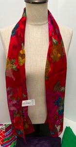 lot 208 image: Vintage Collection of Ladies Designer Scarves Including Ginnie Johansen, Liz Claiborne & Anne Klein