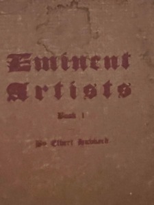lot 187 image: LITTLE JOURNEYS TO THE HOMES OF EMINENT ARTISTS - Elbert Hubbard ANTIQUE Book 1902 Vol. X