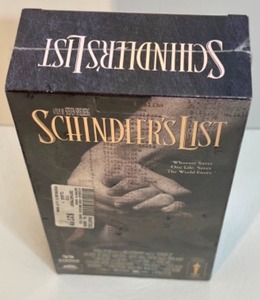 lot 185 image: Vintage VHS Movie Sealed SHINDLERS LIST - New Old Stock