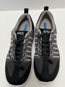 lot 281 image: New out of Box APEX Toggle Tie TENNIS SHOES Ladies size 9