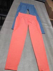 2 Pair Ladies Gym Wolf Leggings Siz...