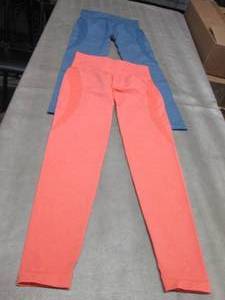 2 Pair Ladies Gym Wolf Leggings Siz...
