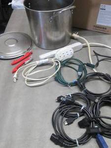 3 Extension Cords, Cables, Cork Sc...