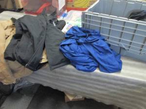 Tote of Jackets, Books, Duffles etc...