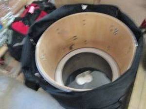 Clear 12 inch Drum with Case...