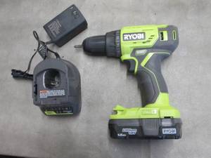 Ryobi 18 V Drill with Battery & Cha...