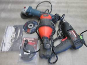 3 Electric Power Tools power on, & ...