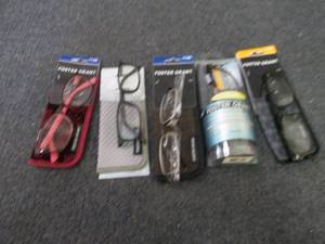 5 pr Foster Grant Reading Glasses ...