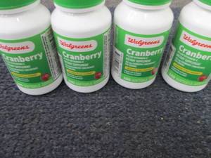 4 - 100 ct Cranberry Supplements...
