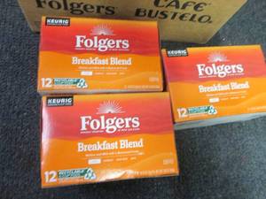 3- 12 ct Folgers Breakfast Blend Kc...