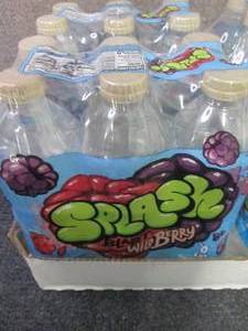 2- 6pks 16.9 oz Splash Wild Berry...
