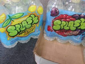 1- 6pks 16.9 oz Splash Wild Berry, ...
