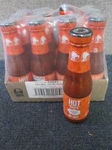 12- 7.5 oz Taco Bell Hot Sauce...