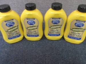 4- 20 oz Silver Spring Yellow Musta...
