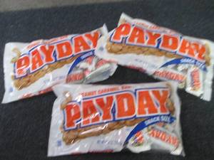 3- 11.6 oz Payday Snack Size...