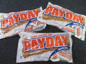 3- 11.6 oz Payday Snack Size...