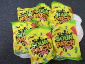 6- 8 oz Sour Patch Kids...