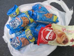 Pks of 3.75 oz Chips Ahoy...