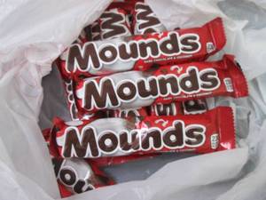 12- 1.75 oz Mounds Bars...