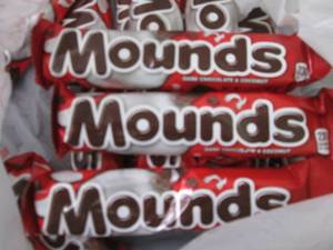 12- 1.75 oz Mounds Bars...