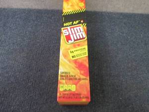 24- 0.97 oz Hot AF Slim Jims...