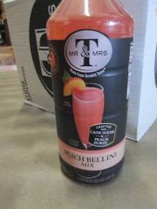 6- 1 liter Mr & Mrs T Peach Bellini...