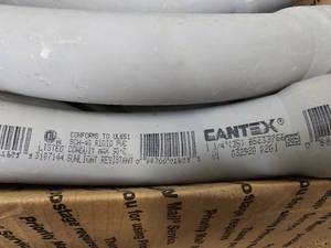 24 - Cantex 1 14 45 degree elbow for PVC