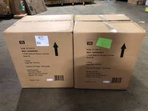 Lot of StyleWell Natural Woven Hyacinth Counter Stool with Low Back Customer Returns See Pictures