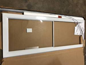 Andersen 2000 Series 30 in. x 80 in. White Universal Full View Retractable Aluminum Storm Door with Nickel Hardware   Customer Returns See Pictures